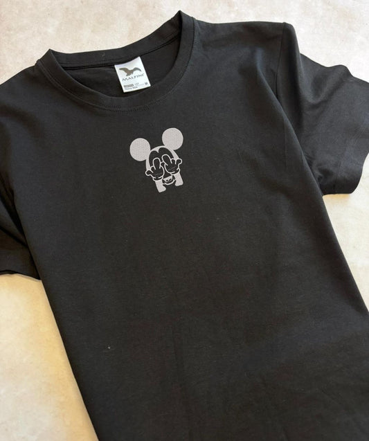 Unisex T-krekls ar mikipeles izšuvumu